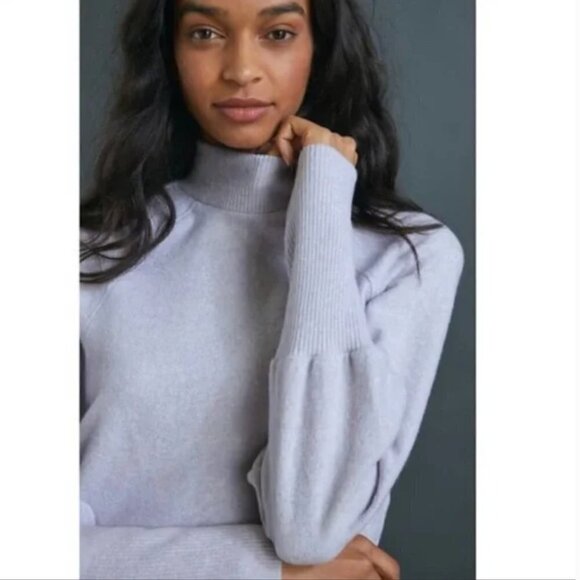 Maeve Sweaters - ** Maeve by Anthropologie Laney Marled Cowl Neck Lavender Purple Sweater Size S